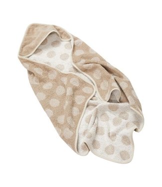Leander Leander - Hoodie, Dots, Organic Cotton, Cappuccino