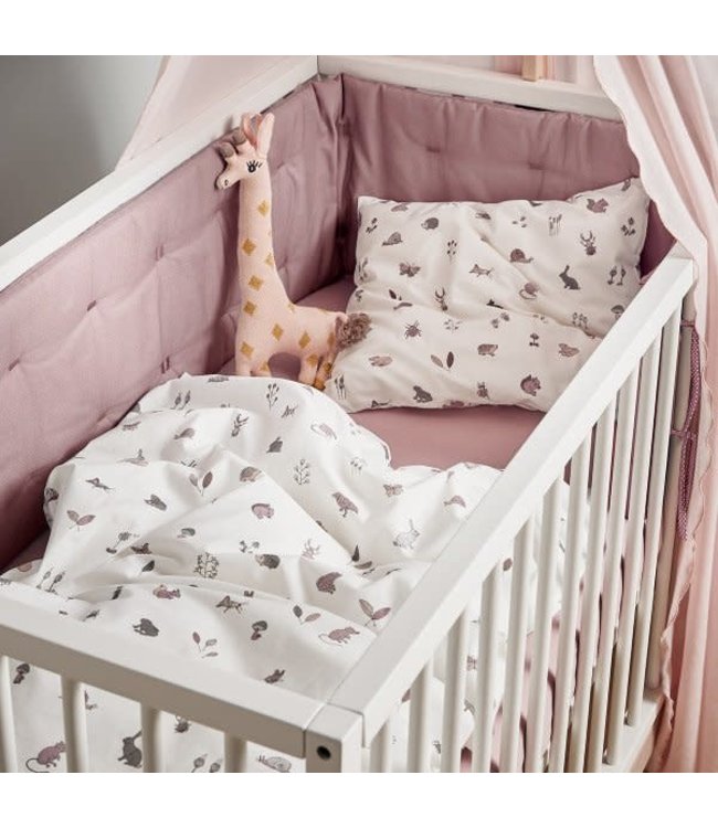 Leander Leander - Bumper for Leander - Linea™ and Luna™ baby cot, Dusty rose