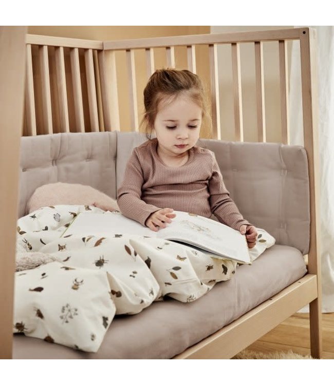 Leander Leander - Bumper for Leander - Linea™ and Luna™ baby cot, Cappuccino