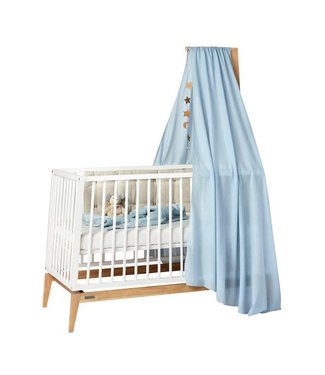 Leander Leander - Canopy for Linea and Luna baby cot, Dusty blue.