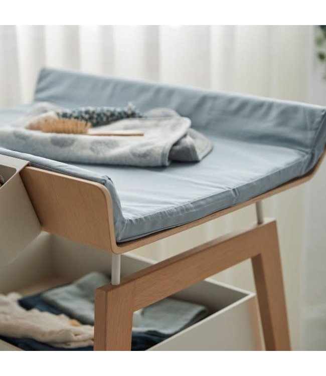 Leander Leander - Cushioncover for Leander - Linea™ changingtable, Dusty blue