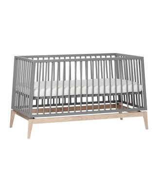 Leander Leander - Luna™ baby cot, 140x70 cm, Grey