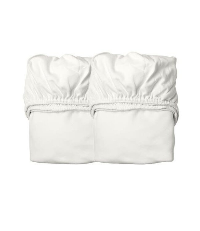 Leander Leander - Sheet for cradle, 2 pcs, Organic Cotton, Snow