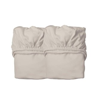 Leander Leander - Sheet for baby cot, Organic, 2 pcs, Cappuccino.