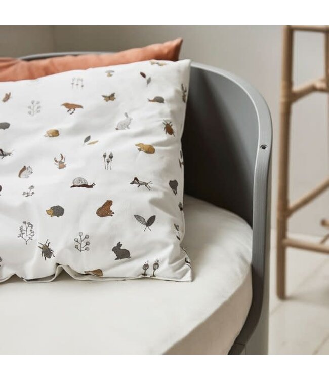 Leander Leander - Sheet for junior bed, 2 pcs, Organic Cotton, Snow