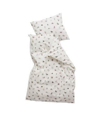 Leander Leander - Baby bedding, 70x100 cm, Forrest, Organic Cotton, Dusty rose