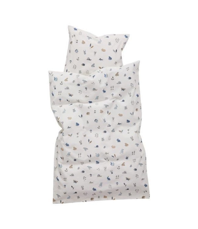 Leander Leander - Baby bedding, 70x100 cm, Forrest, Organic Cotton, Dusty blue