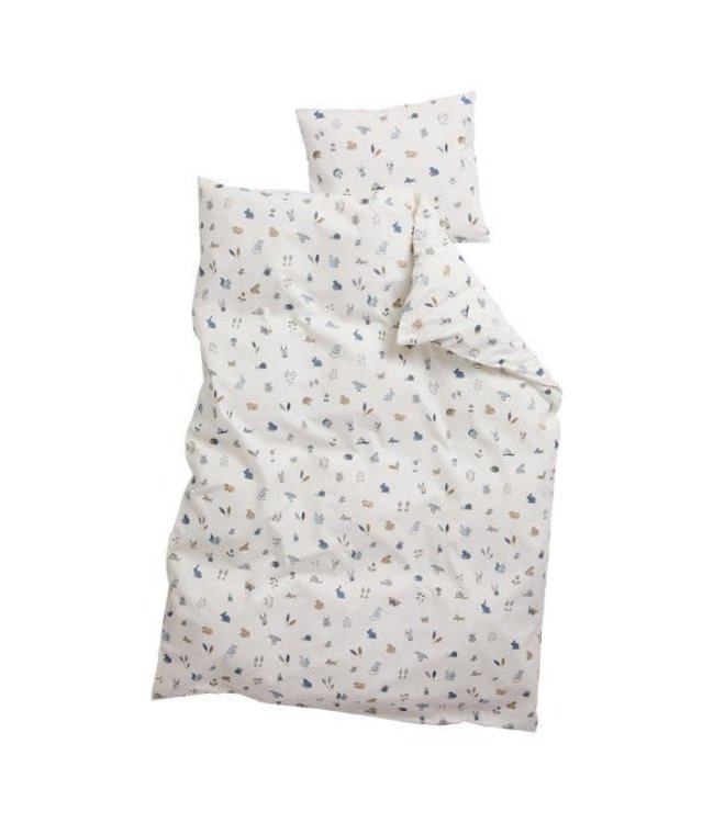 Leander Leander - Junior bedding, 100x140 cm, Forrest, Organic Cotton, Dusty blue
