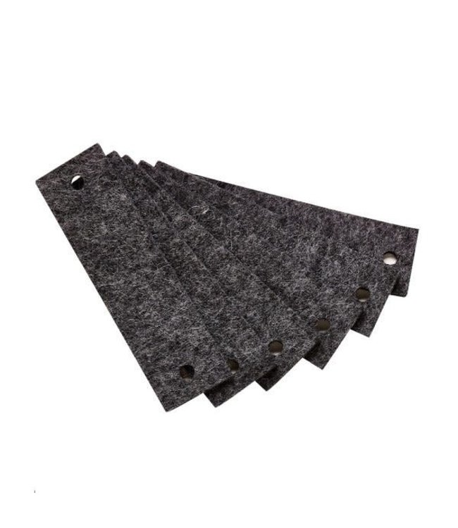 Leander Leander - Handle, felt, 6 pcs., Grey