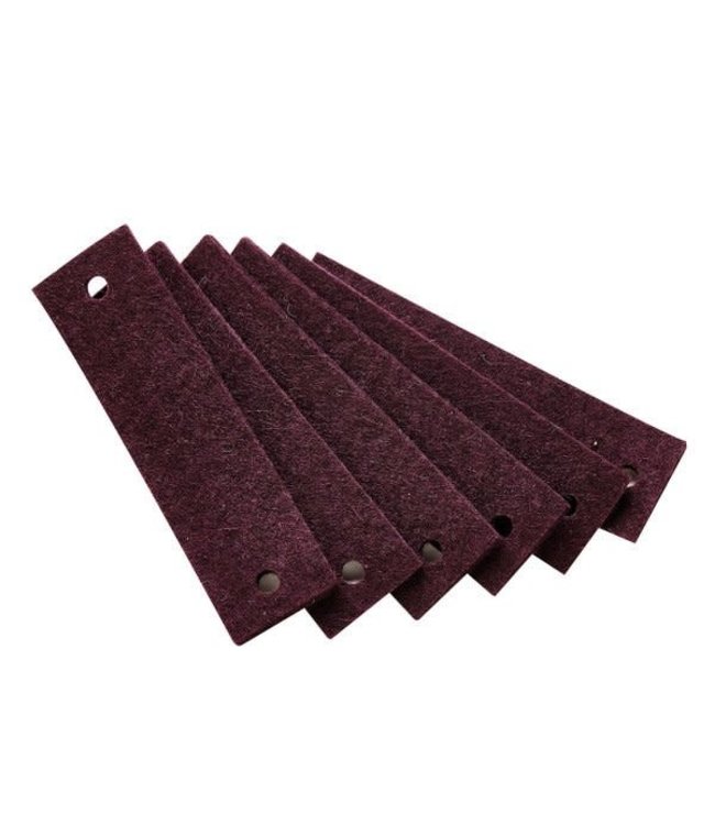 Leander Leander - Handle, felt, 6 pcs., Purple