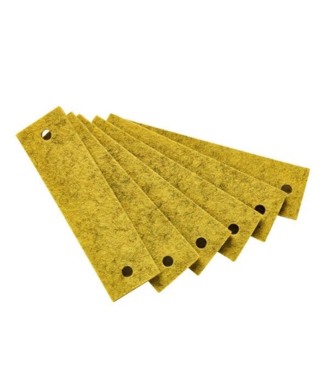 Leander Leander - Handle, felt, 6 pcs., Yellow