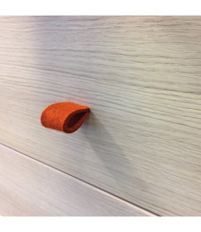 Leander Leander - Handle, felt, 6 pcs., Orange