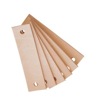 Leander Leander - Leather handles for dresser, 6 pcs., Natural.