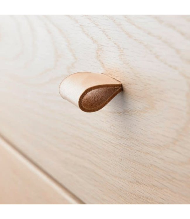 Leander Leander - Handle, leather, 6 pcs., Natural