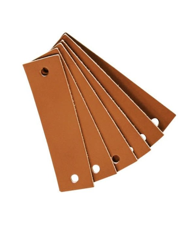 Leander Leander - Handle, leather, 6 pcs., Brown