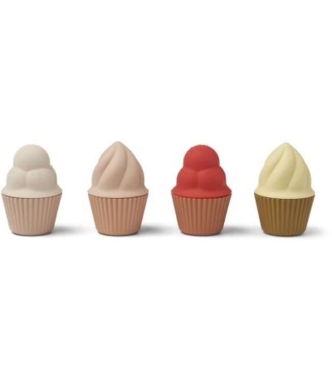 Liewood Liewood - Kate cupcakes toy 4-pack - rose multi mix