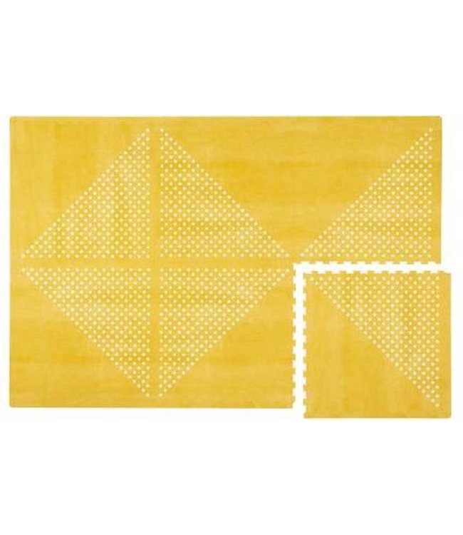 Toddlekind Toddlekind - Prettier Playmats Earth Mustard Flower