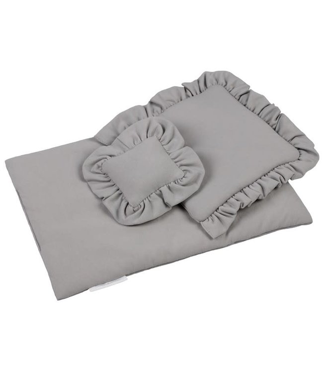 Cotton & Sweets Cotton & Sweets - Mini Bedding Set - Light grey
