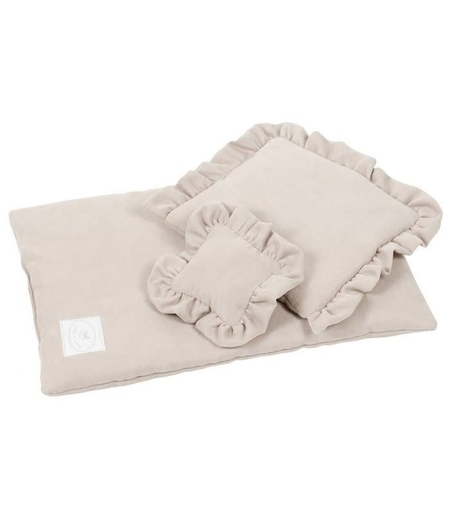 Cotton & Sweets Cotton & Sweets - Mini Bedding Set - Dark beige