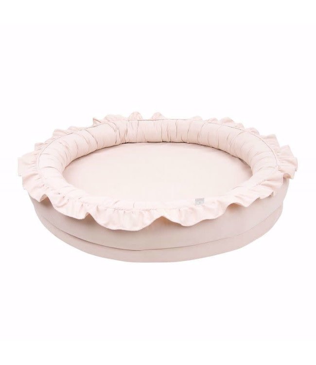 Cotton & Sweets Cotton & Sweet - Junior Nest With Ruffles - Powder pink