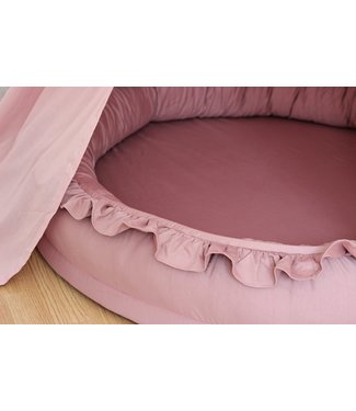 Cotton & Sweets Cotton & Sweet - Junior Nest With Ruffles - Blush