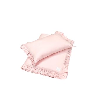 Cotton & Sweets Cotton & Sweets - Bed linen SG non filled JUNIOR with ruffles Blush