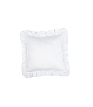 Cotton & Sweets Cotton & Sweets - Pillow with ruffles SG White