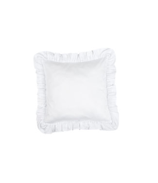 Cotton & Sweets Cotton & Sweets - Pillow with ruffles SG - White
