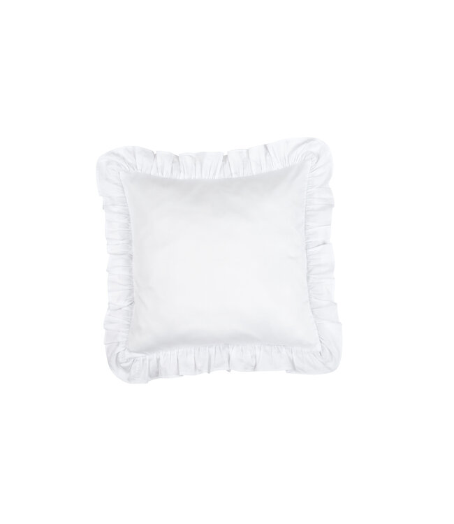 Cotton & Sweets Cotton & Sweets - Pillow with ruffles SG - White
