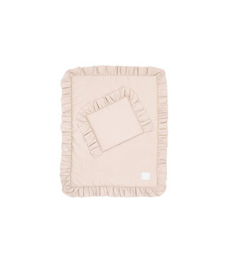 Cotton & Sweets Cotton & Sweets - Bedding SG filled Newborn with ruffles Nude