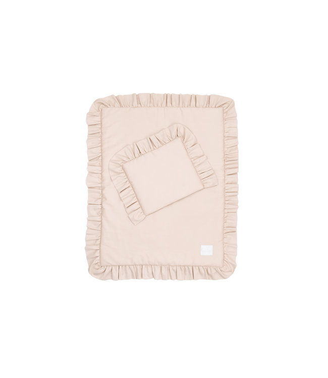 Cotton & Sweets Cotton & Sweets - Bedding SG filled Newborn with ruffles Nude