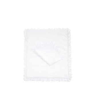 Cotton & Sweets Cotton & Sweets - Bedding SG filled Baby with ruffles White