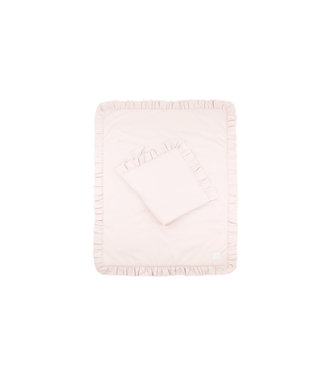 Cotton & Sweets Cotton & Sweets - Bedding SG filled Baby with ruffles Powder pink