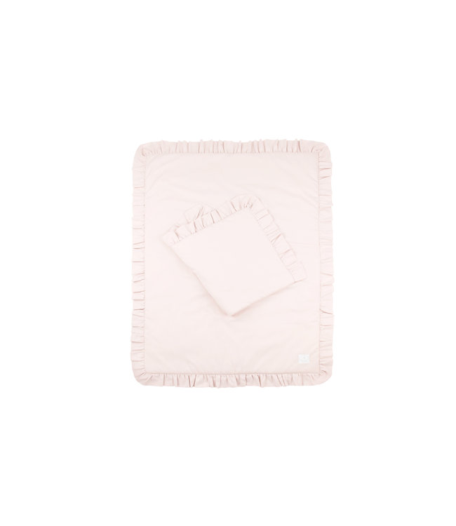 Cotton & Sweets Cotton & Sweets - Bedding SG filled Baby with ruffles Powder pink