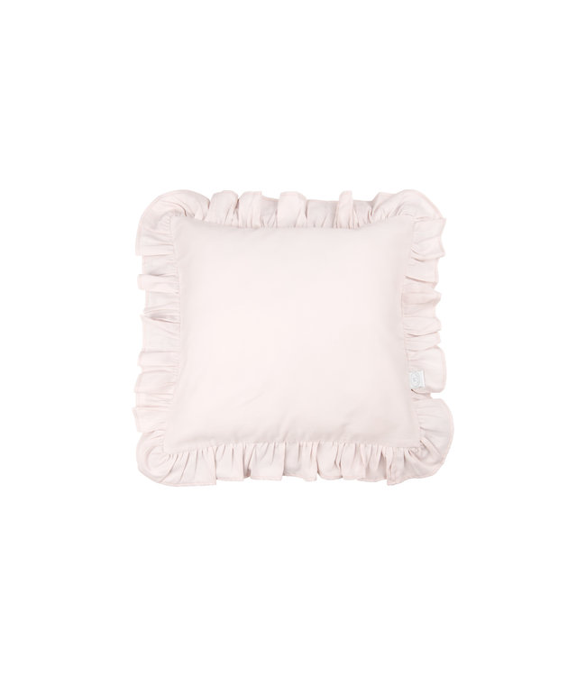 Cotton & Sweets Cotton & Sweets - Pillow with ruffles SG - Powder pink