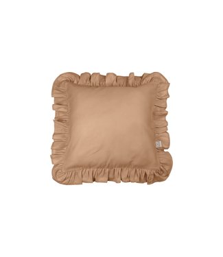Cotton & Sweets Cotton & Sweets - Pillow with ruffles SG Chocolate