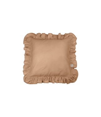 Cotton & Sweets Cotton & Sweets - Pillow with ruffles SG - Chocolate