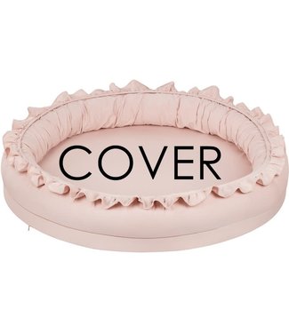 Cotton & Sweets Cotton & Sweet - Junior nest cover bc with ruffles - Powder pink
