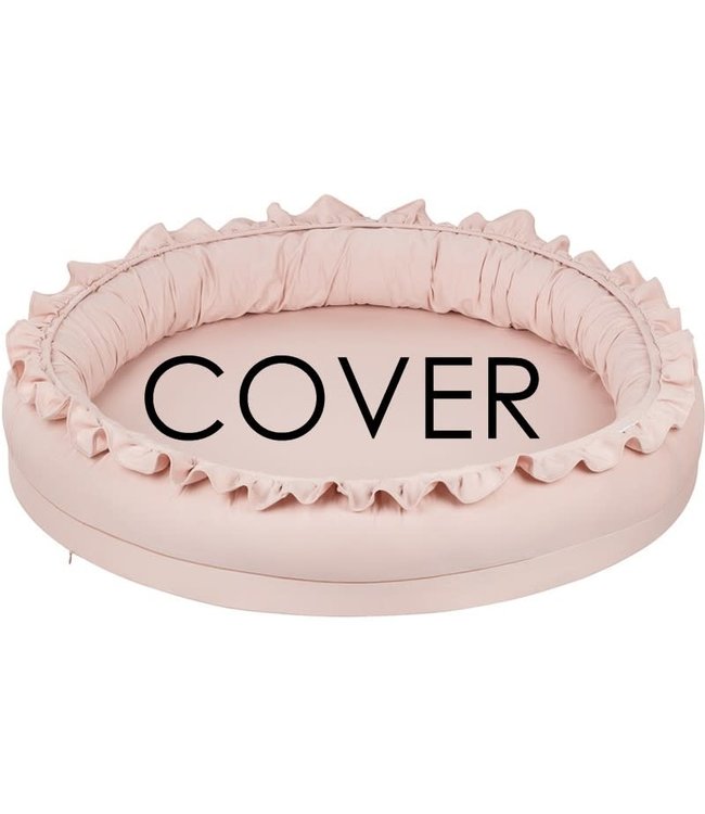 Cotton & Sweets Cotton & Sweet - Junior nest cover bc with ruffles - Powder pink