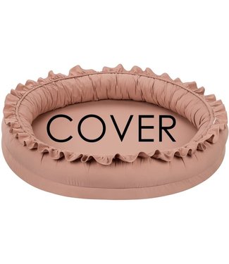 Cotton & Sweets Cotton & Sweets - Cover Junior nest bc with ruffles Dusty peach