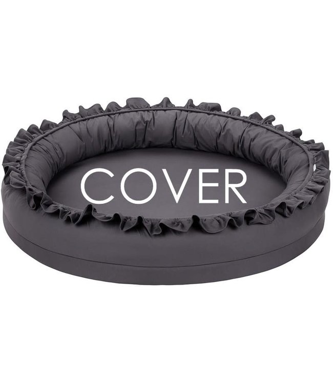 Cotton & Sweets Cotton & Sweets - Cover Junior nest bc with ruffles Graphit