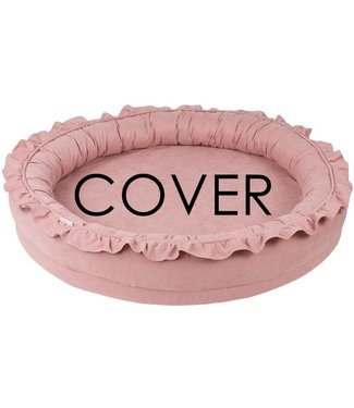 Cotton & Sweets Cotton & Sweet - Junior nest cover bc with ruffles - Blush