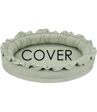 Cotton & Sweets Cotton & Sweet - Junior nest cover bc with ruffles - Desert green