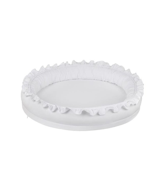 Cotton & Sweets Cotton & Sweet - Small Junior nest with ruffles - White