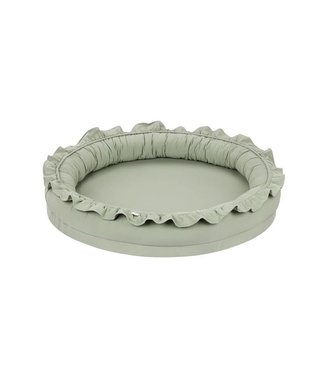 Cotton & Sweets Cotton & Sweet - Small Junior nest with ruffles - Desert green