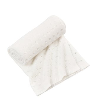 Cotton & Sweets Cotton & Sweets - Openwork bamboo blanket White