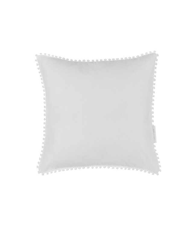 Cotton & Sweets Cotton & Sweets - Soft pillow with lace - White
