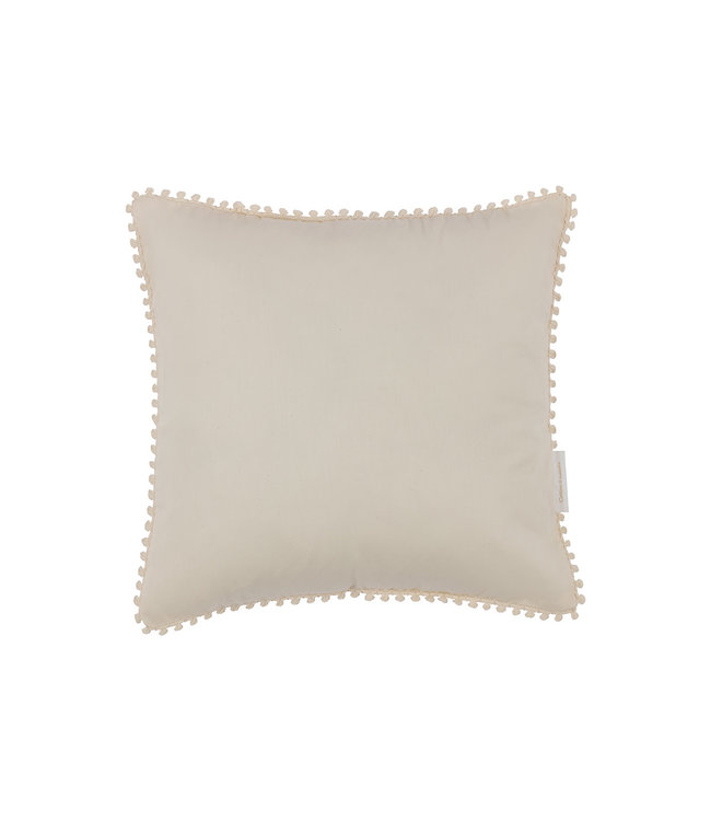 Cotton & Sweets Cotton & Sweets - Soft pillow with lace - Vanilla