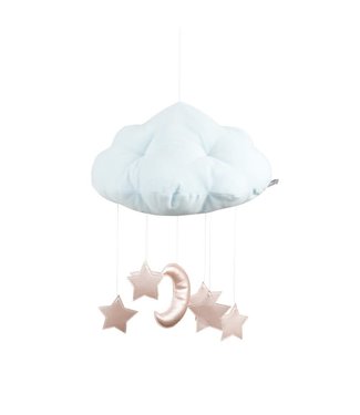 Cotton & Sweets Cotton & Sweets - Cloud mobile Mint, pink stars