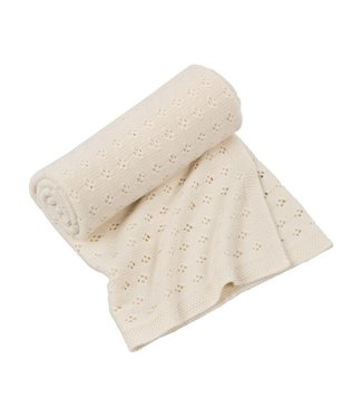 Cotton & Sweets Cotton & Sweets - Openwork bamboo blanket Vanilla